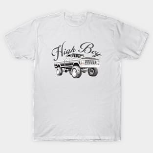 Ford Truck Vintage Highboy Design Sketch T-Shirt